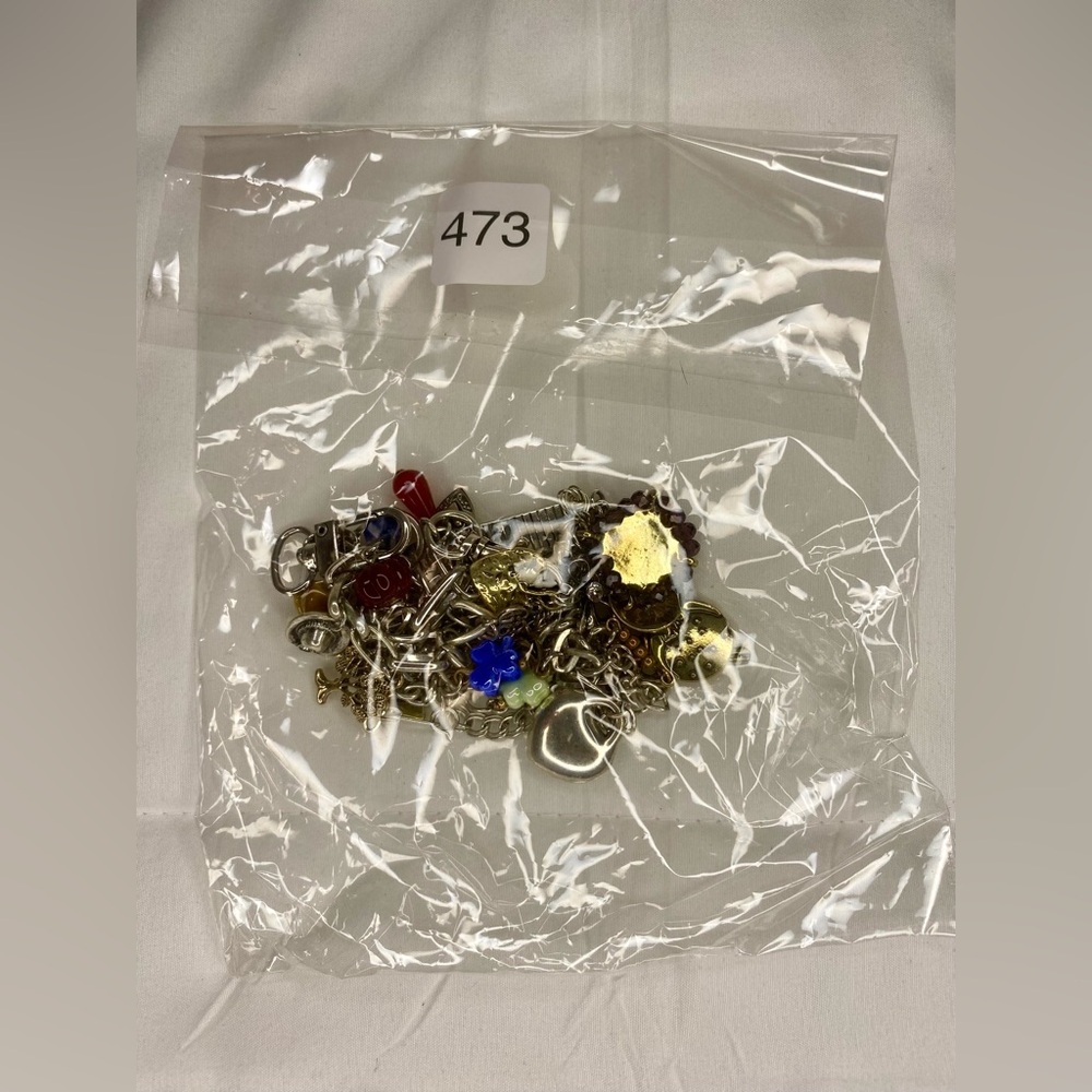 NWOT Free People Maxamillion World Traveler Charm Necklace Silver - Picture 10 of 10